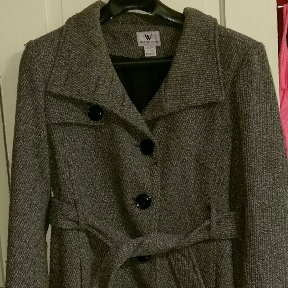 Wool dress coat
